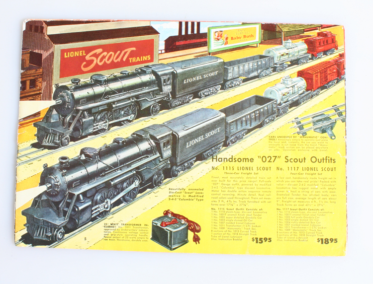 lionel trains catalog